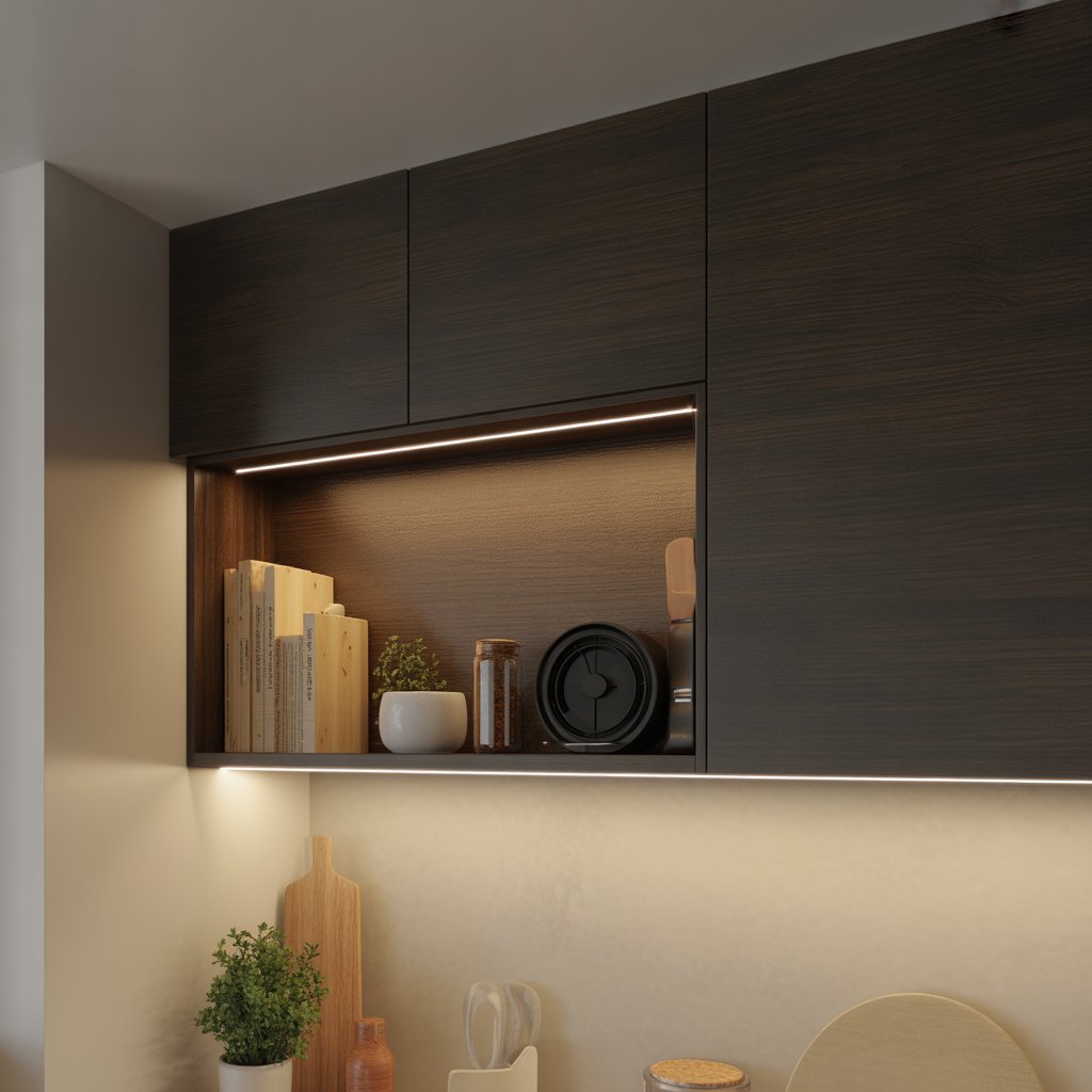 Ultra Thin Motion Sensor Cabinet Light — USB Rechargeable, No Wiring (20cm / 40cm / 50cm). Keep it clean.