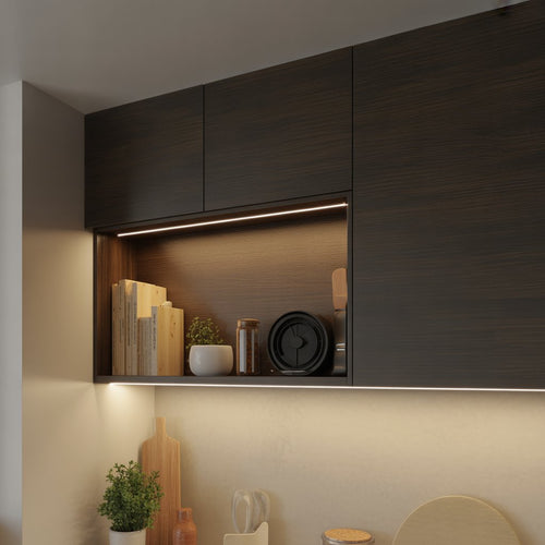 Ultra Thin Motion Sensor Cabinet Light — USB Rechargeable, No Wiring (20cm / 40cm / 50cm). Keep it clean.